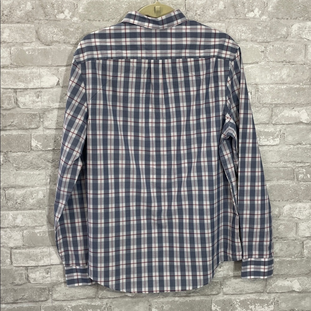 Original Penguin Blue and White Checkered Shirt - Picture 3 of 6